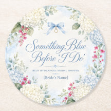 Something Blue Bridal Shower | Blue Hydrangea