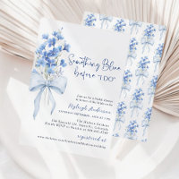 Something Blue Bridal Shower| Dusty Blue Ribbon