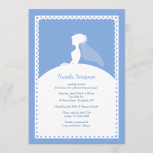 Something Blue Bridal Shower Invitation