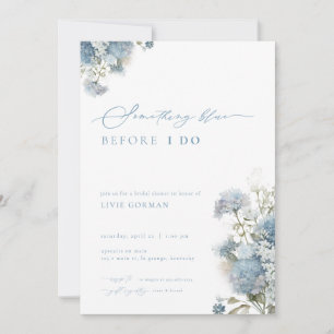 Something Blue Bridal Shower Invitation 