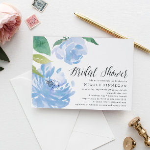 Something Blue   Bridal Shower Invitation
