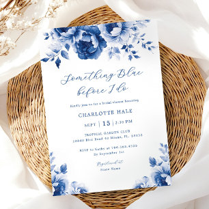 Something Blue Bridal Shower Invitation