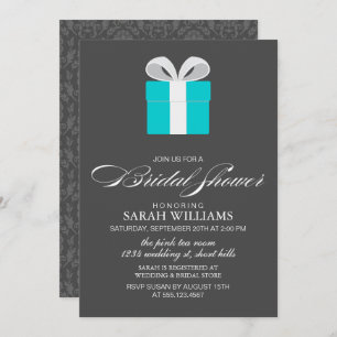 Something Blue Bridal Shower Invitation