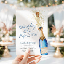 Something Blue Champagne Brunch Bridal Shower