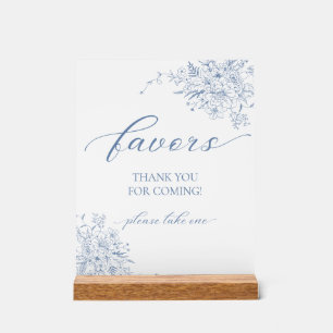 Something Blue Favour  Acrylic Sign