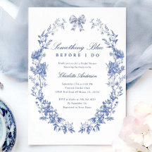 Something Blue Floral Bridal Shower