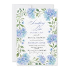 Something Blue Hydrangea Floral Wreath Bridal