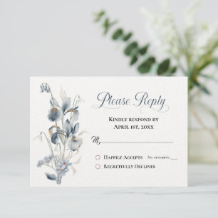 SOMETHING BLUE -IRIS Please Reply RSVP 