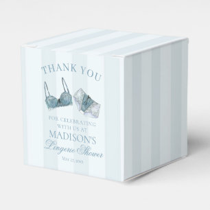 Something Blue Lingerie Shower Bridal Dessert Favour Box