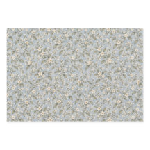 Something Blue Romantic Botanical Gift Wrap