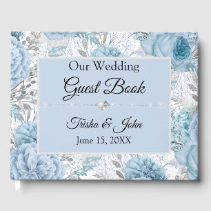 Something Blue Wedding Collection Guest Book