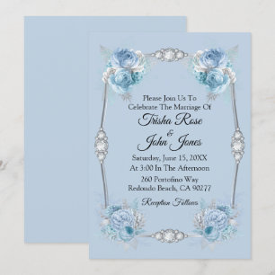 Something Blue Wedding Collection Invitation