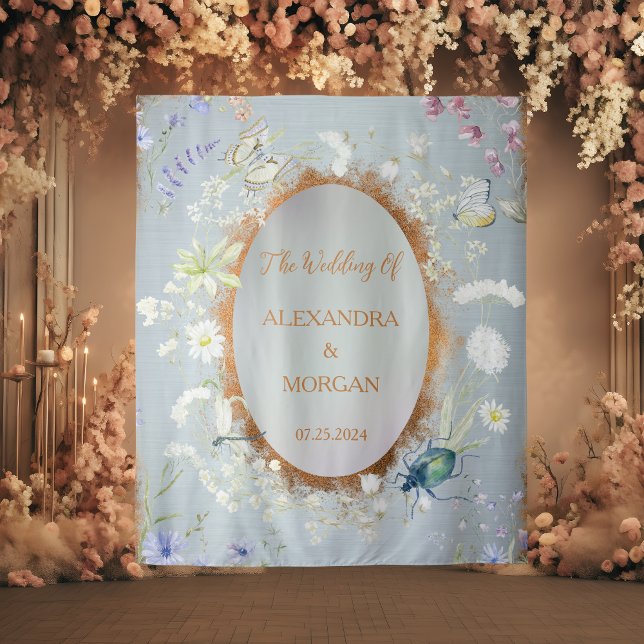 Something Blue Wedding  Tapestry (Creator Uploaded)