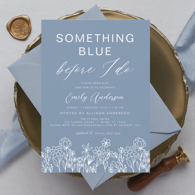 Something Blue Wildflower Bridal Shower (Creator Uploaded)