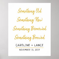 Something Borrowed, Something Brewed Bridal Shower