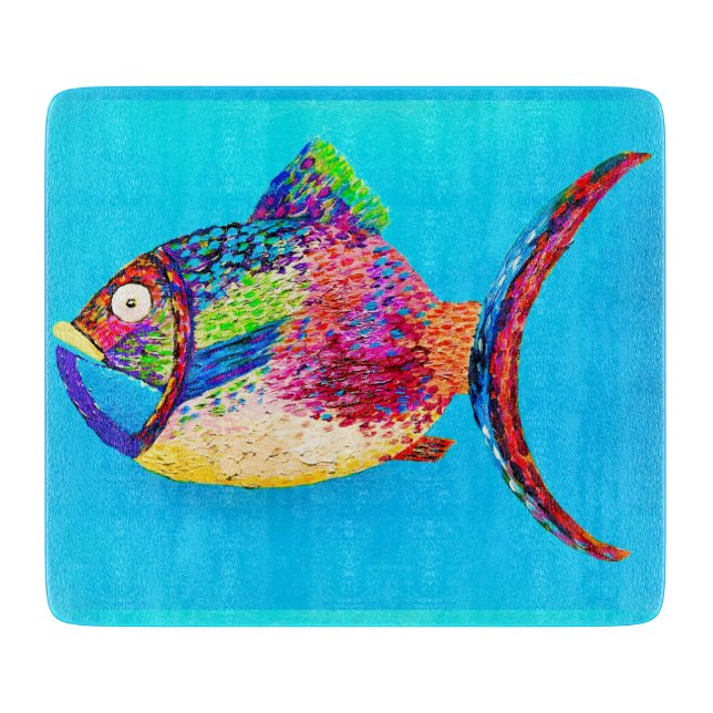 Something Fishy Cutting Board (Front)