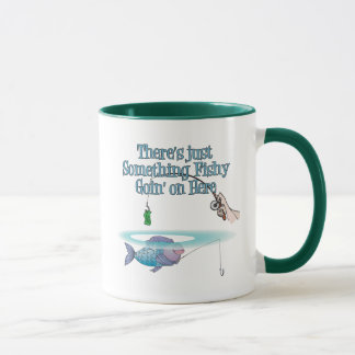 Something Fishy Going On Funny Fishing Gear Mug