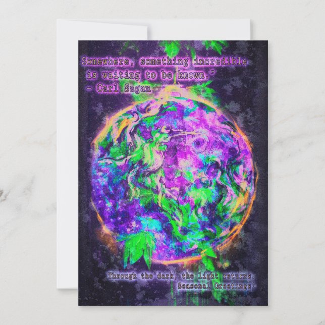 Something Incredible to Be Known Holiday Card (Front)