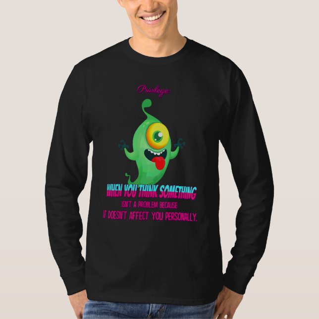 Something Isn't A Problem Funny Humour Graphic T-Shirt (Front)