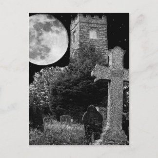 Something lurking in the dead of nigh postcard