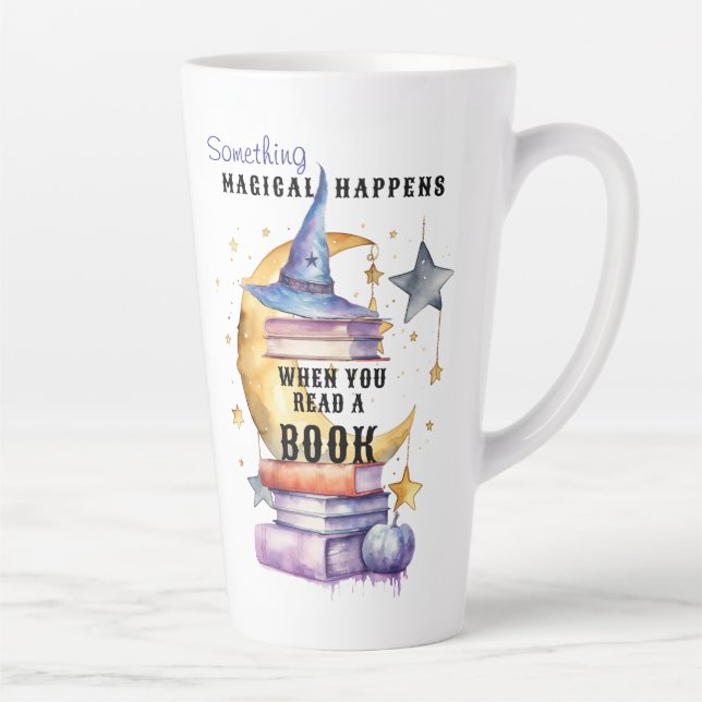 Something Magical Happens When You Read A Book Latte Mug (Right)