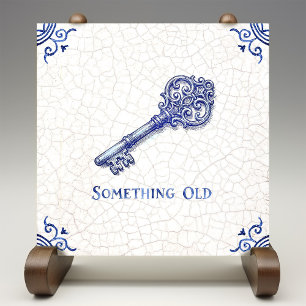 Something Old Delft Blue Dutch Style Tile