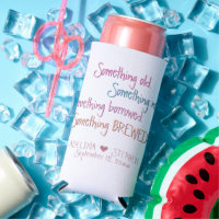 Something Old New Borrowed Brewed Wedding Favour