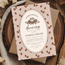 Something’s Brewing Coffee Beans Baby Shower 