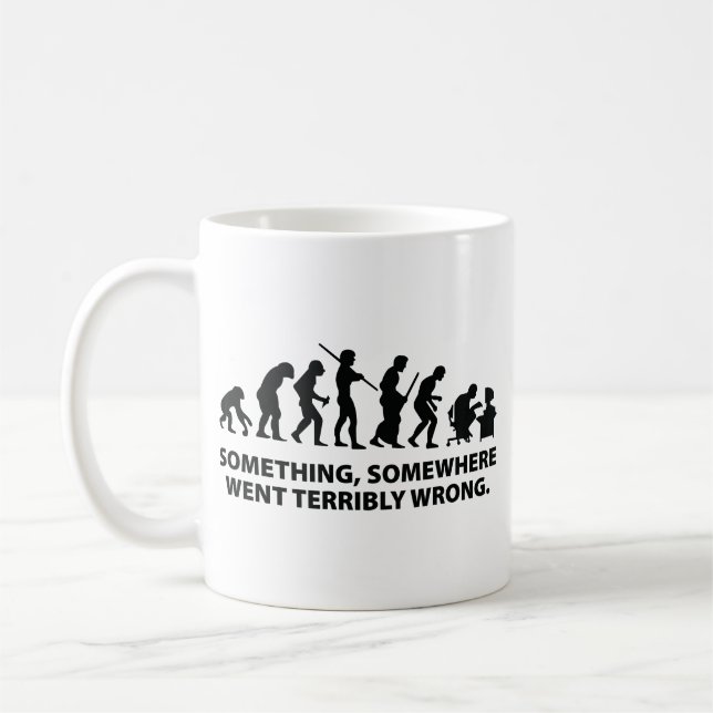 Something, Somewhere Went Terribly Wrong Coffee Mu Coffee Mug (Left)