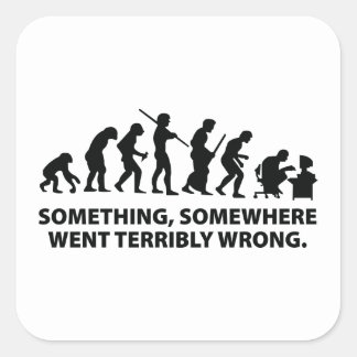 Something Went Wrong Evolution Gifts - T-Shirts Art