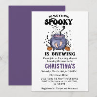 Something Spooky Is Brewing Babyshower