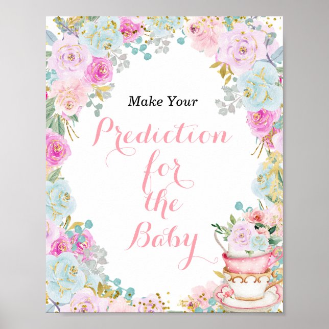 Something Sweet is Breawing Predictions for baby Poster (Front)