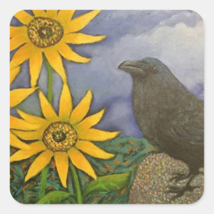 Something to Crow About Square Sticker