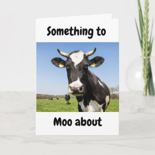 SOMETHING TO *MOO ABOUT* BROTHER BIRTHDAY  CARD