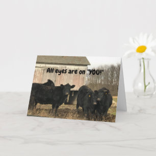 **SOMETHING TO MOO ABOUT** FRIEND'S BIRTHDAY CARD