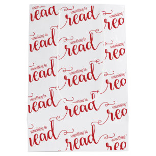 Something to Read 4 Present Theme Medium Gift Bag