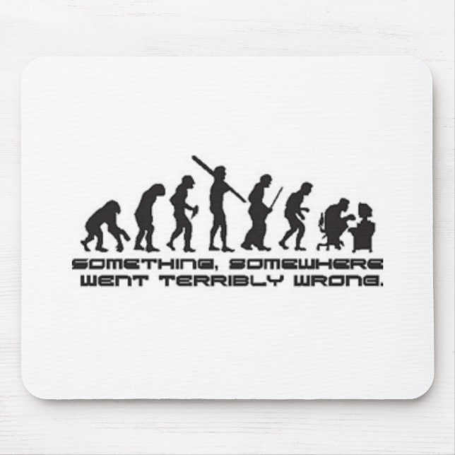 Something Went Wrong Mouse Mat (Front)