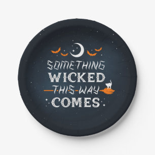 Something Wicked This Way Comes Paper Plates