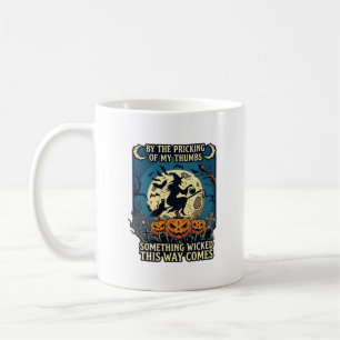 Something Wicked Way Comes Witch Halloween Pumpkin Coffee Mug