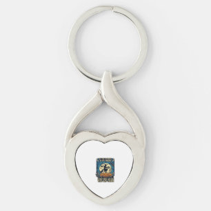Something Wicked Way Comes Witch Halloween Pumpkin Key Ring
