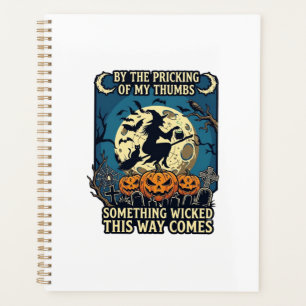 Something Wicked Way Comes Witch Halloween Pumpkin Planner