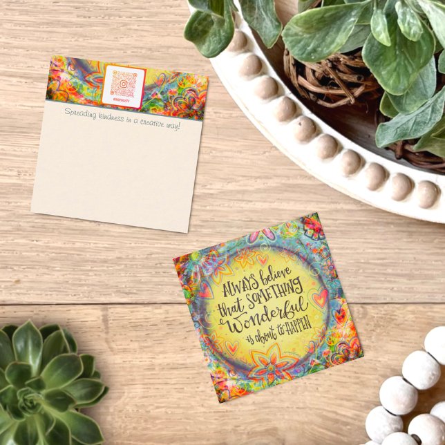 Something Wonderful Quote Floral Kindness Cards (Creator Uploaded)