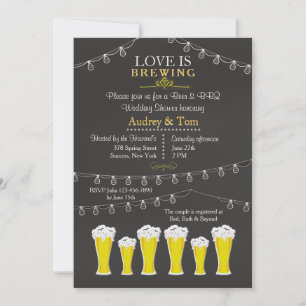 Something's Brewing Customised Invitation