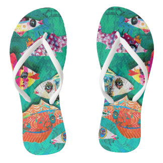 Something's Fishy Flops Flip Flops