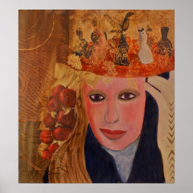 Somethings On Her Mind Poster (Front)