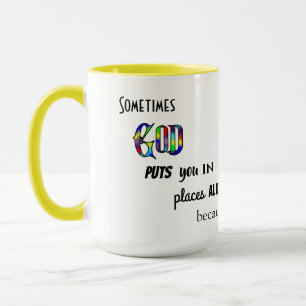 Sometimes God - 15 oz. Combo Mug