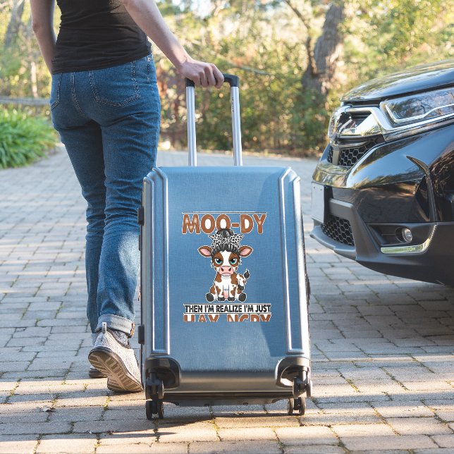 Sometimes I Get Moo-dy Hay-ngry Cow (Suitcase Insitu)