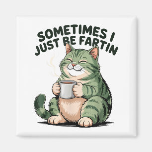 Sometimes I Just Be Fartin' Frog Humor Men Woman  Magnet