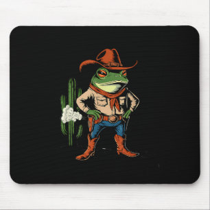 Sometimes I Just Be Farting Funny Cowboy Frog Mouse Mat