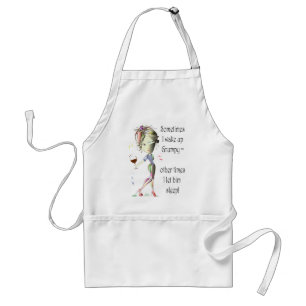 Sometimes I wake up Grumpy!  fun saying gifts Standard Apron